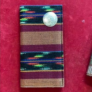 COPY - Native influenced Western wallet with silver conch